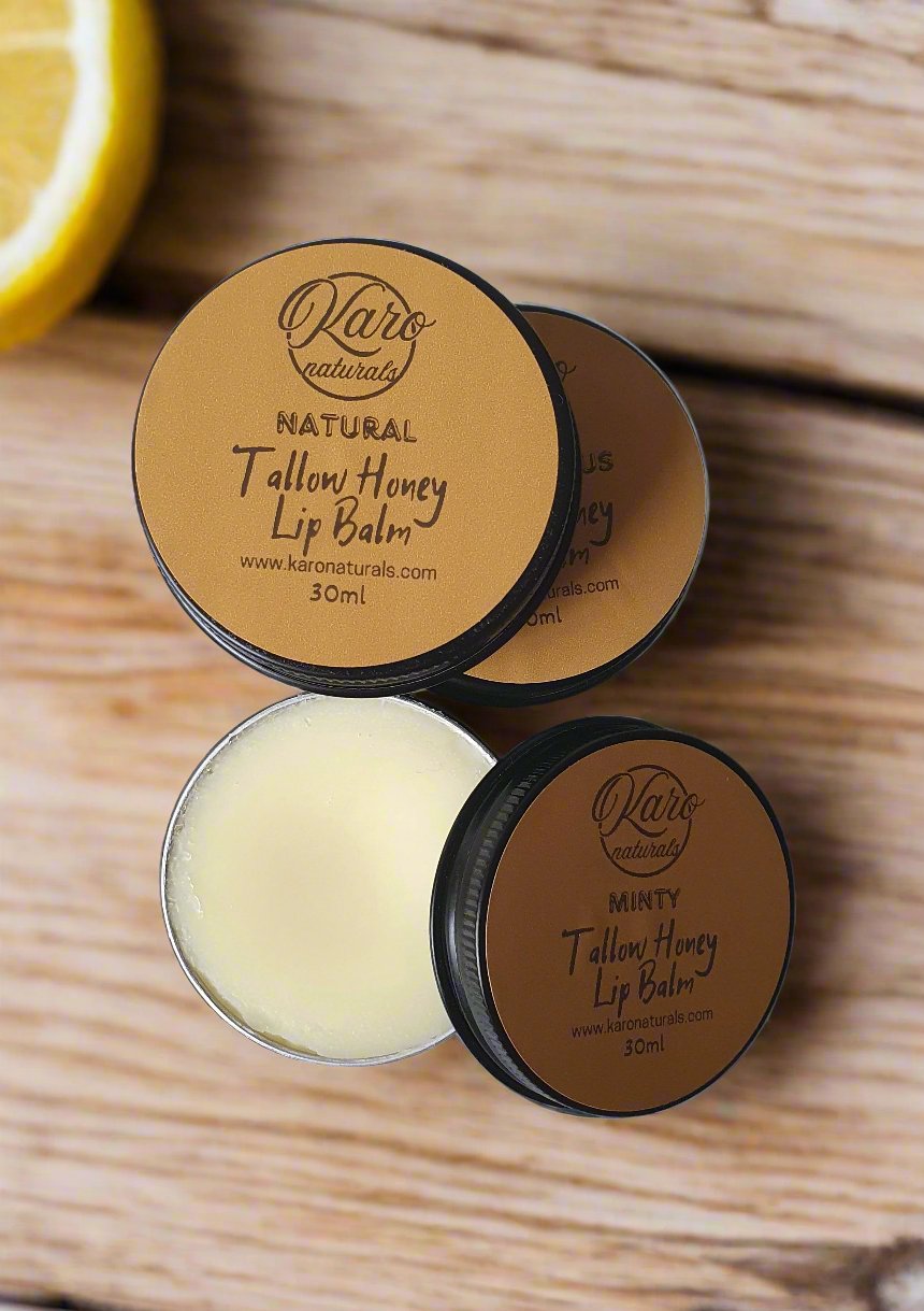 Tallow Honey Lip Balms Bundle